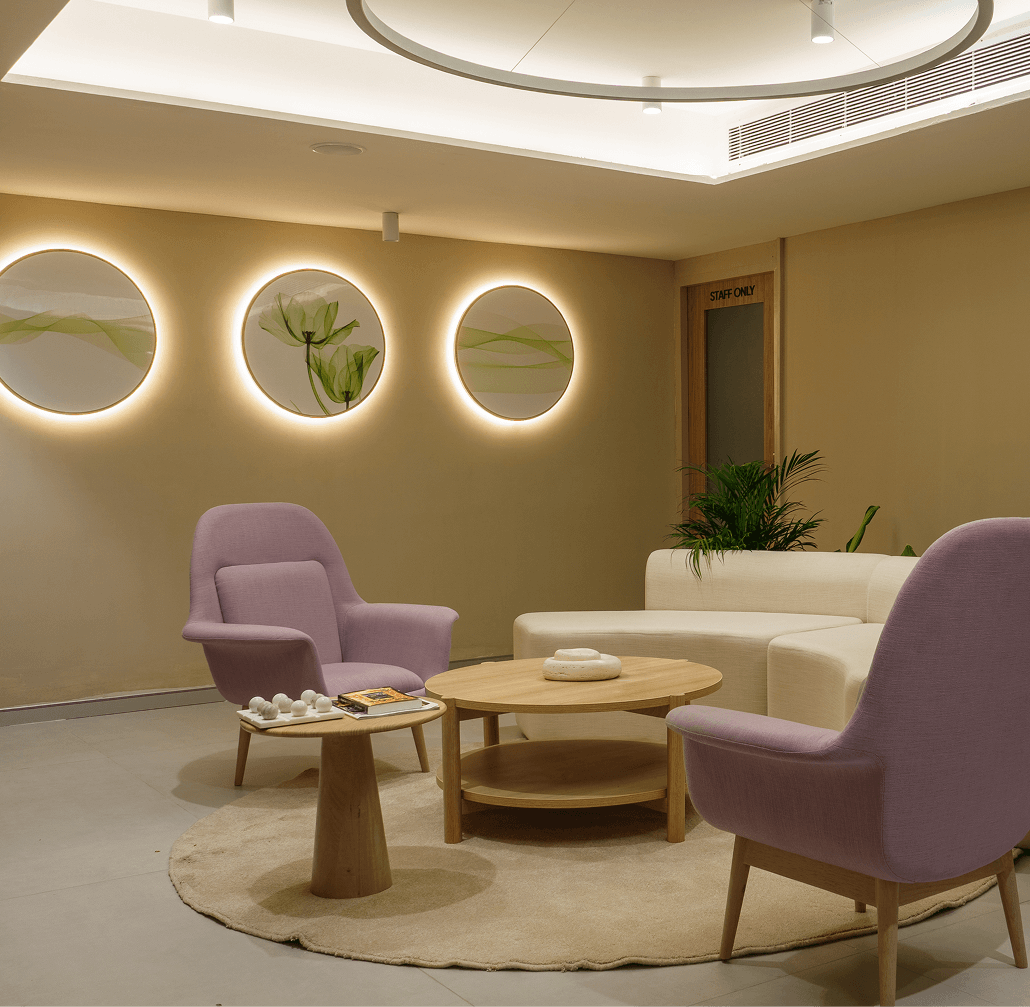 Cent waiting area with seating