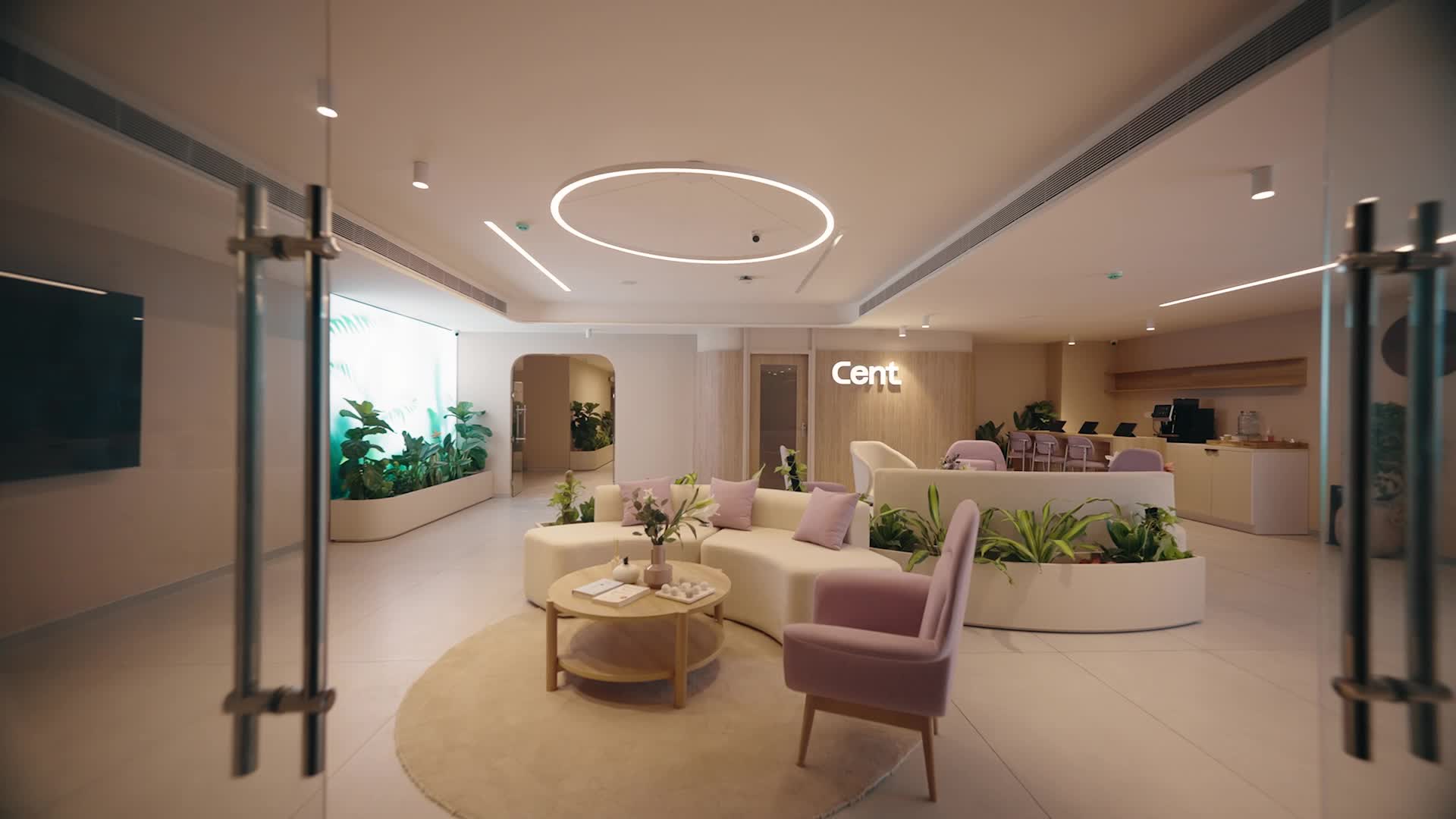 Inside a Cent centre